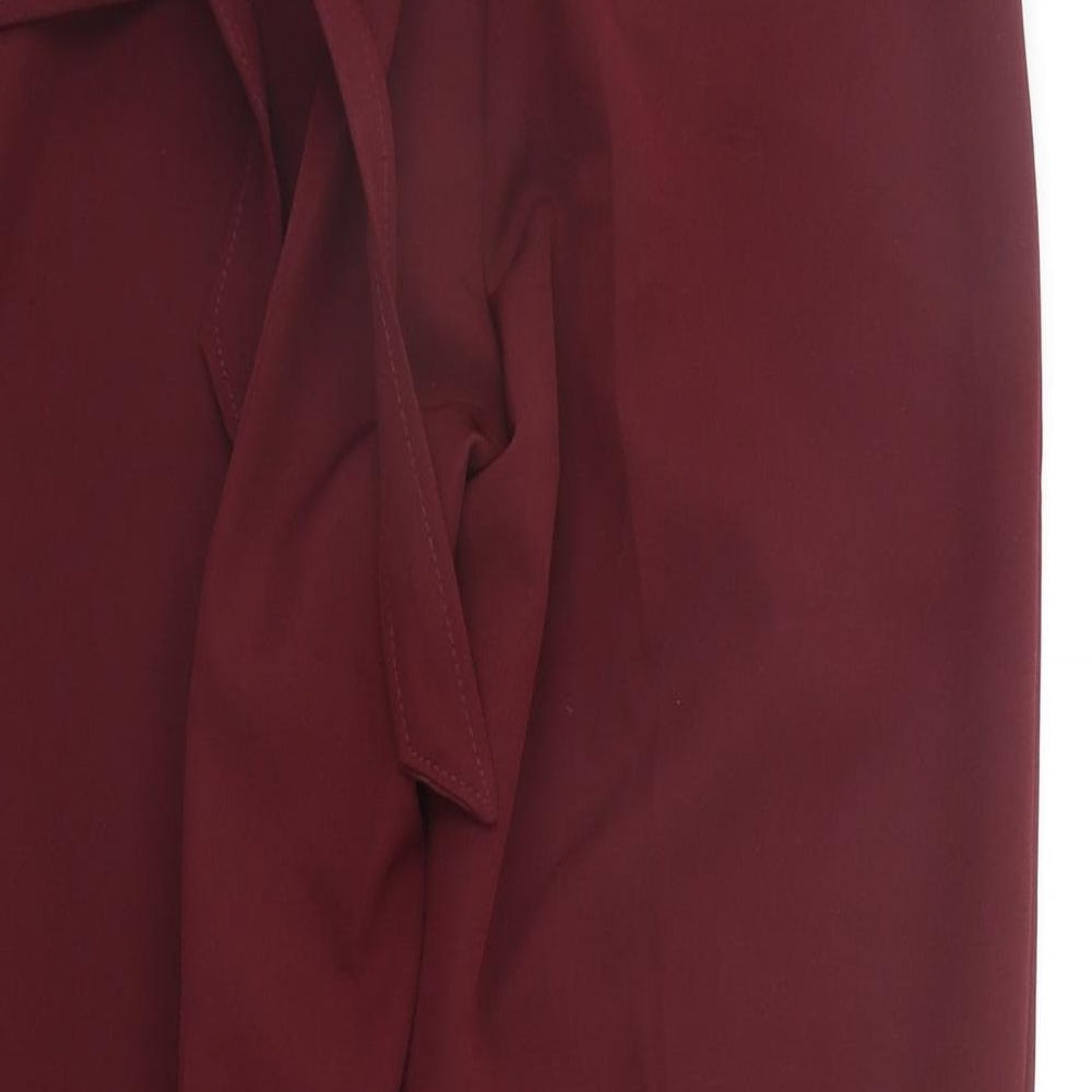 Womens UK Size 6 New Look Extra-Slim Fit Purple Trousers