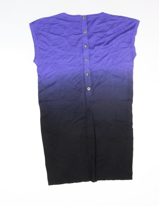Love Label Womens Blue Jacket Dress Size 8