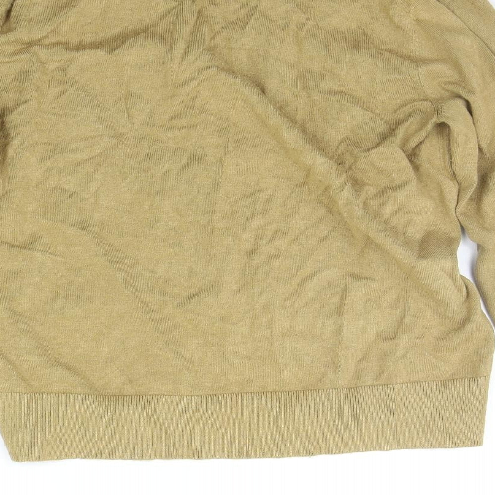 Womens UK Size L Jeanne Pierre Beige Cardigan Jumper