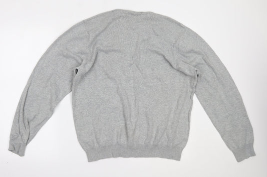 Marks and Spencer Mens Grey Pullover Jumper Size L