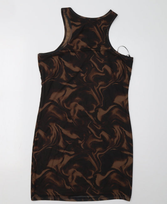 Primark Womens Brown Bodycon Size 14