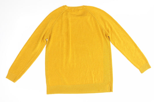 Womens UK Size 14 Matalan Yellow Pullover Jumper