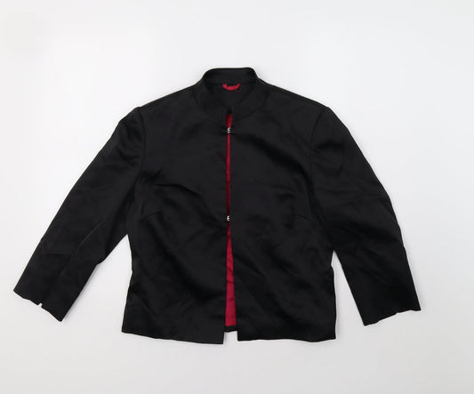 Principles Womens Black Kimono Blazer Size 10