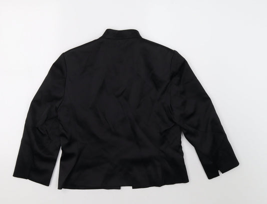 Principles Womens Black Kimono Blazer Size 10