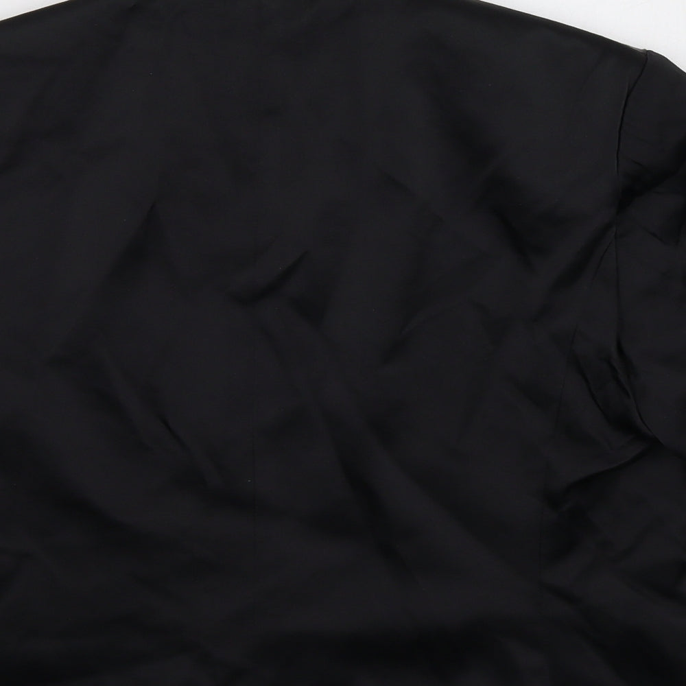 Brand and care label for Principles women’s black kimono blazer, size UK 10
