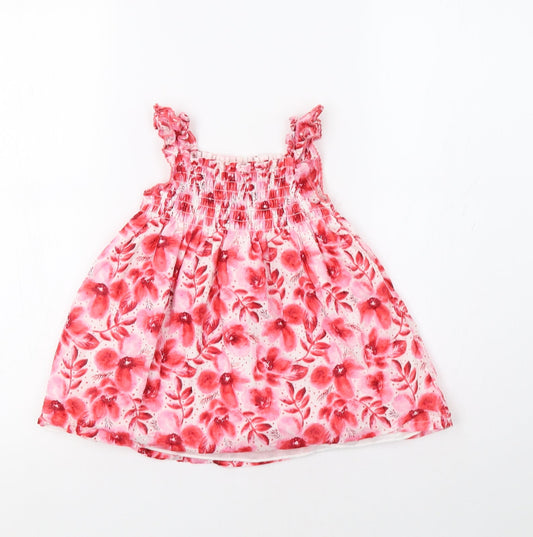 Penelope Mack Baby Red Floral Fit & Flare Size 18 Months