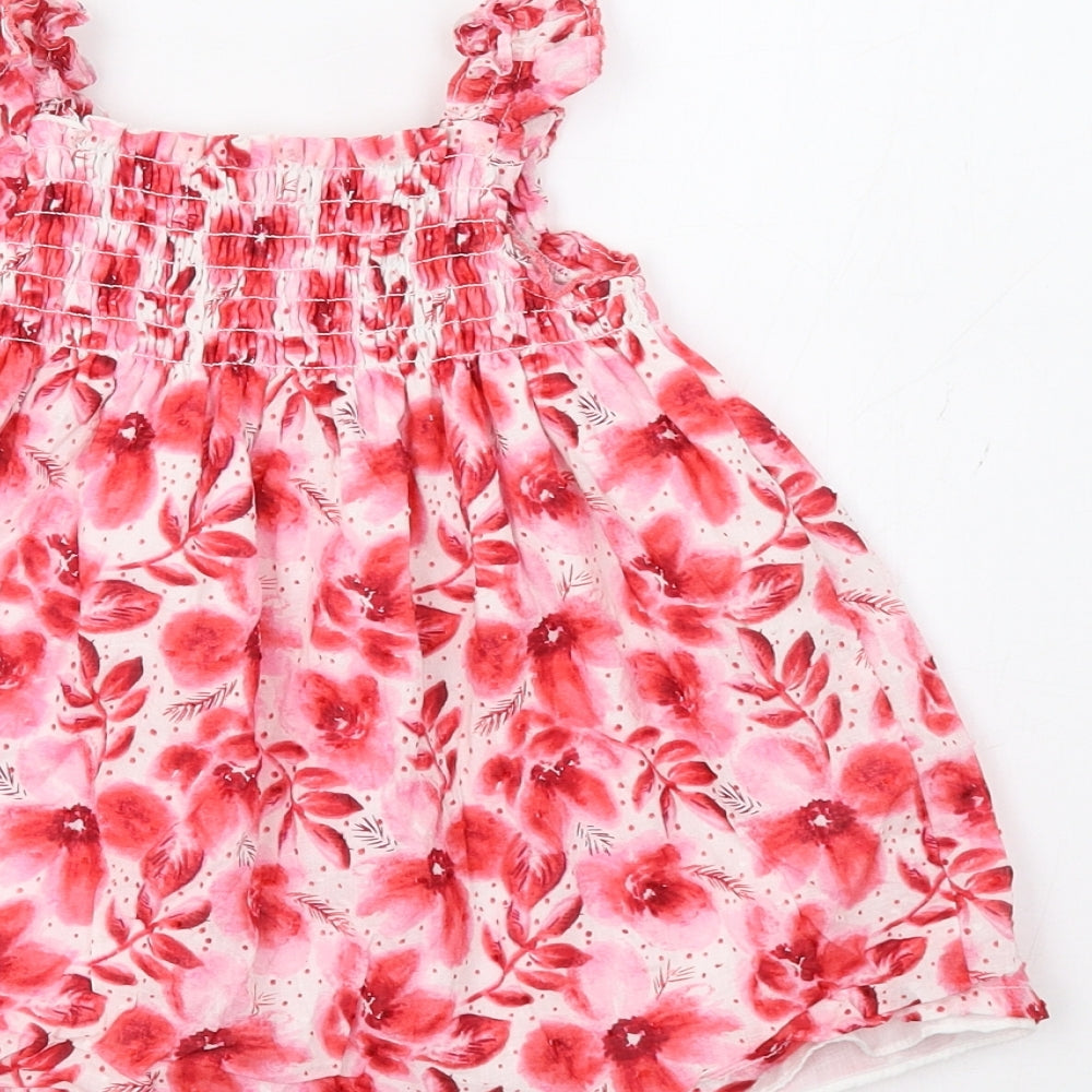 Penelope Mack Baby Red Floral Fit & Flare Size 18 Months