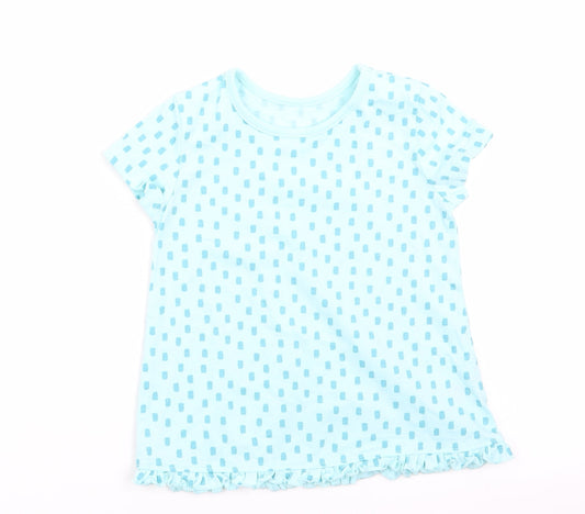 George Girls Blue Geometric A-Line Size 9-12 Months