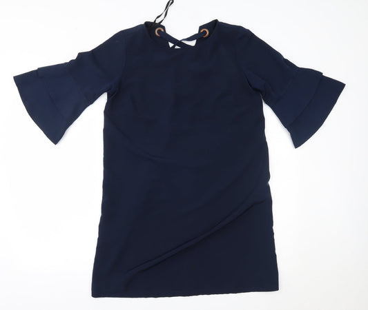 Additional front view of Atmosphere women’s blue a-line, size UK 12