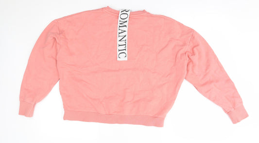 Womens UK Size 6 Topshop Pink Pullover Jumper