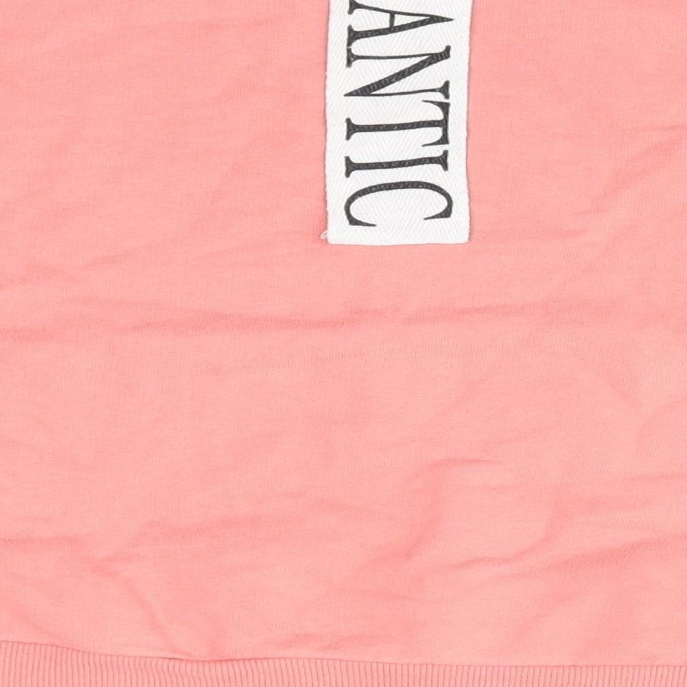 Womens UK Size 6 Topshop Pink Pullover Jumper