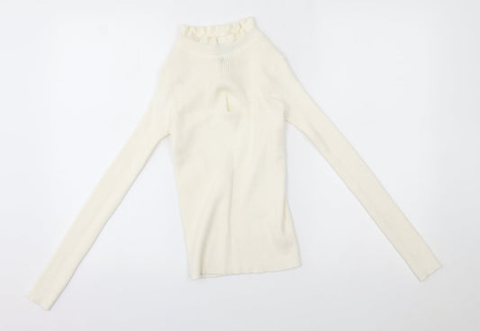 Womens UK Size 8 Atmosphere Ivory Pullover Jumper