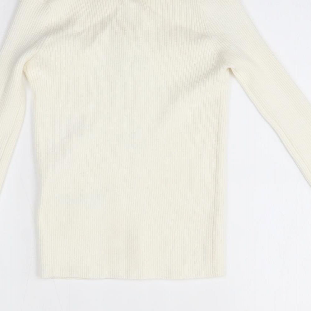 Womens UK Size 8 Atmosphere Ivory Pullover Jumper