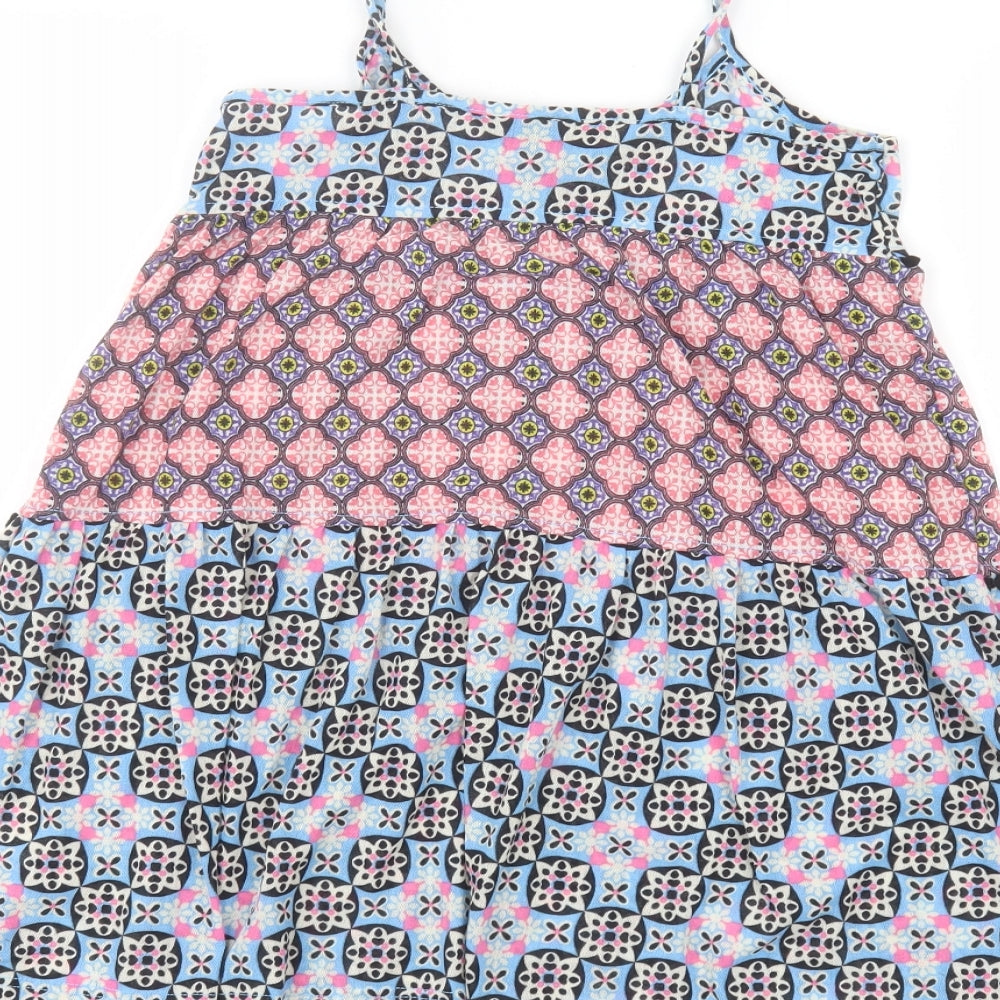 Womens UK Size 4 Topshop Blue Basic Blouse
