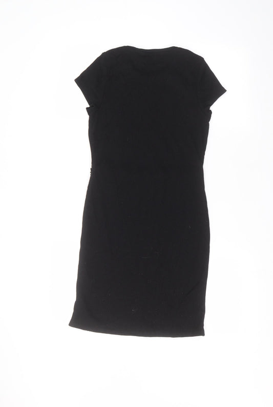 Back view of Matalan women’s black pencil dress, size UK 14