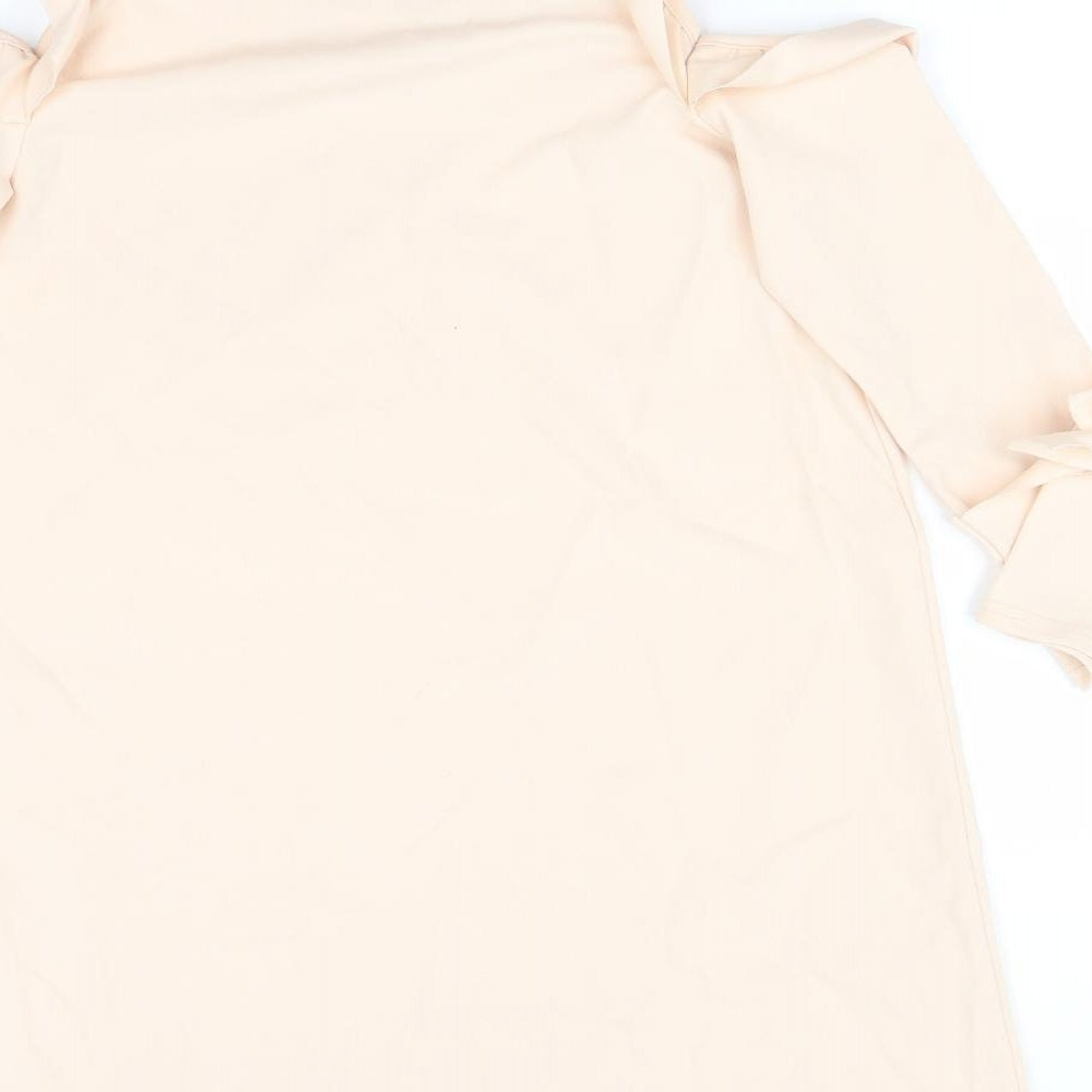 Womens UK Size 10 Prague Pink Basic T-Shirt
