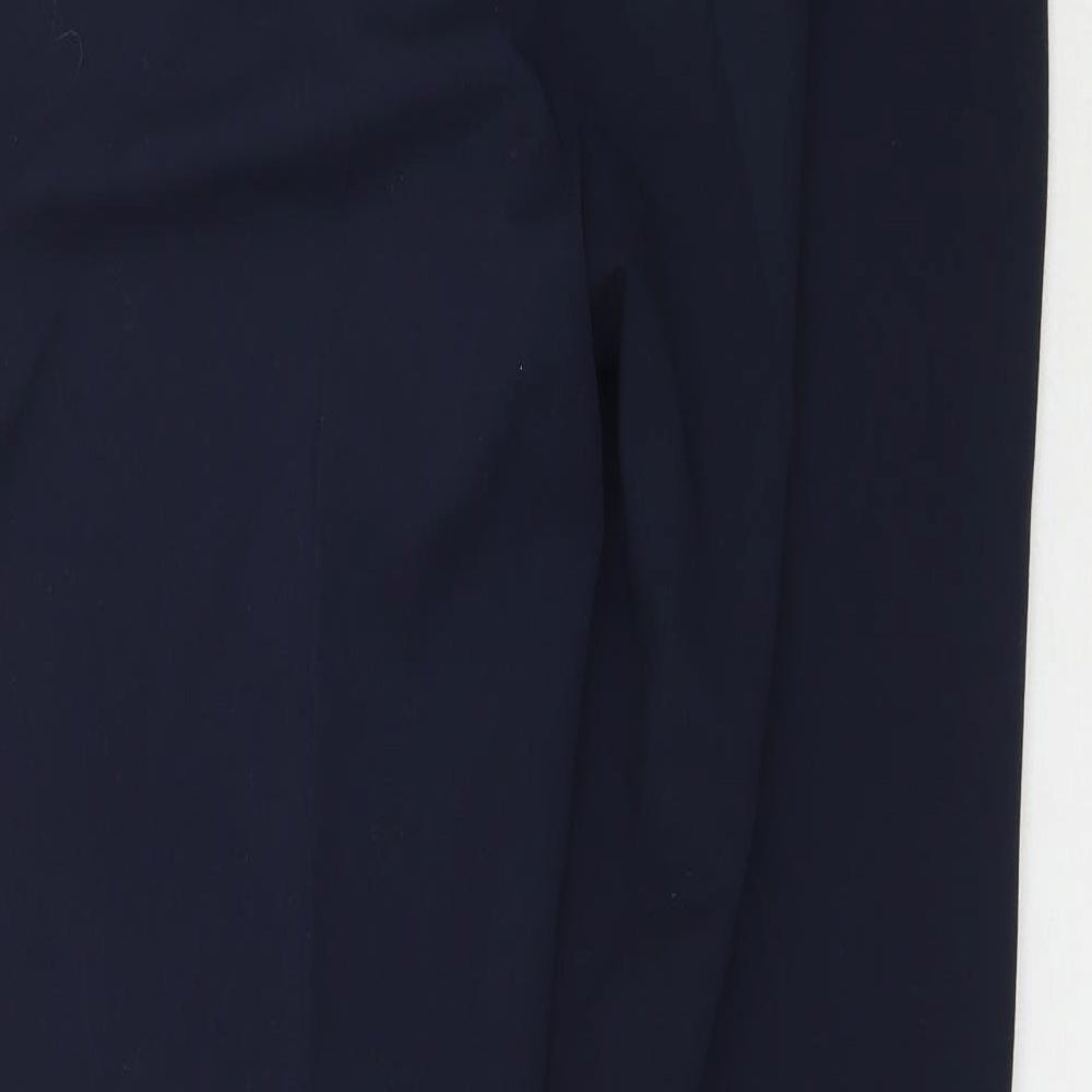 Mango Womens Blue Trousers Size 36 L27 in