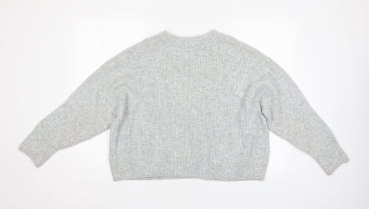 Topshop Womens Grey Pullover Jumper Size L