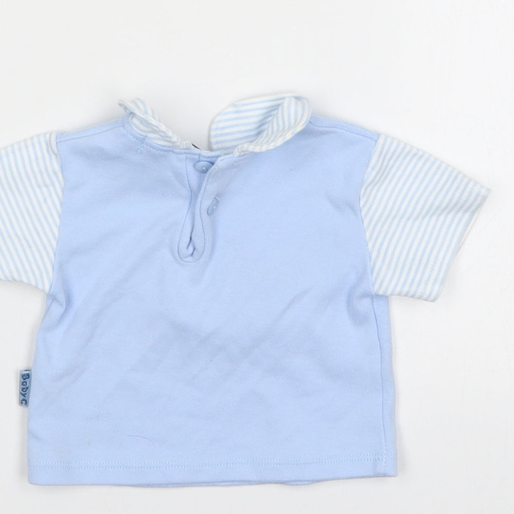 Baby C Baby Blue Pullover Casual Size 3-6 Months