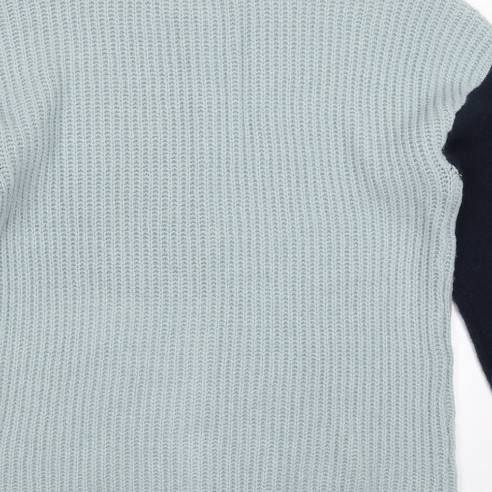 Womens UK Size 10 Roman Blue Pullover Jumper
