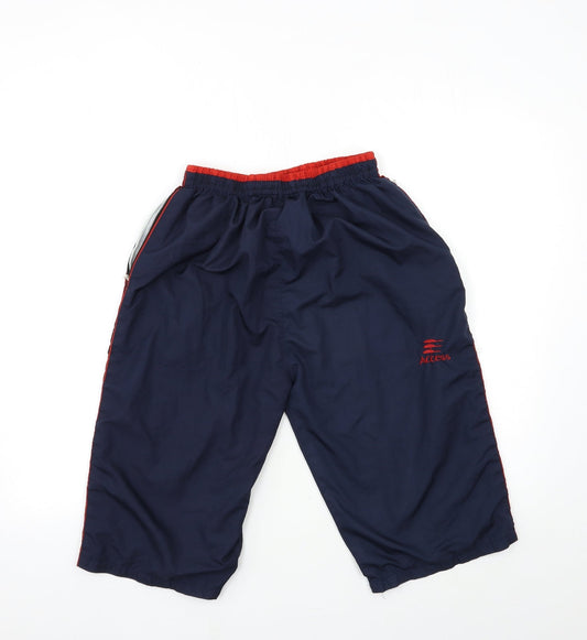 Additional front view of access women’s blue bermuda shorts, size UK 26, in