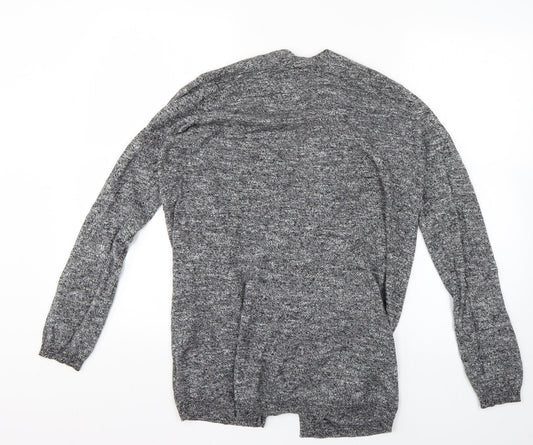 Womens UK Size 10 New Look Grey Cardigan Jumper