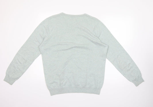 TU Mens Green   Pullover Jumper Size M