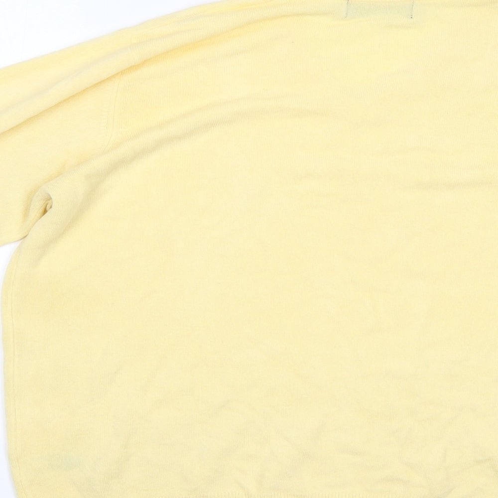 Womens UK Size M Marks and Spencer Yellow Pullover Jumper
