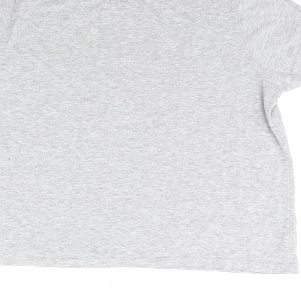 Womens UK Size 18 Disney Grey Basic T-Shirt