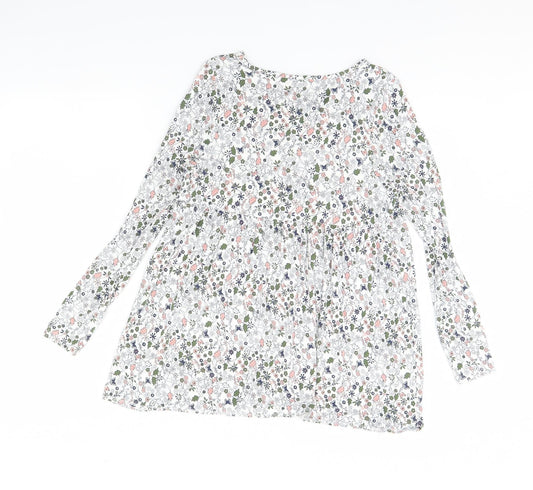 Womens UK Size 8 TU White Basic Blouse