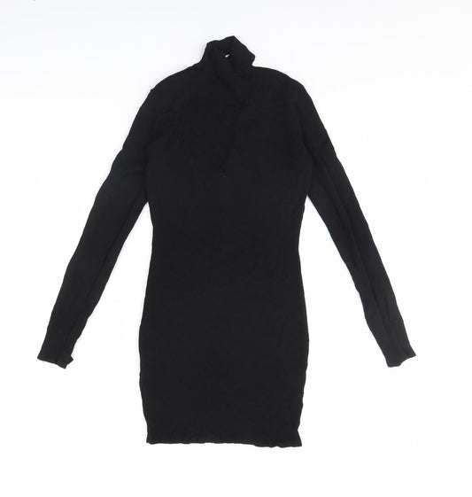 Missguided Womens Black Mini Size 10