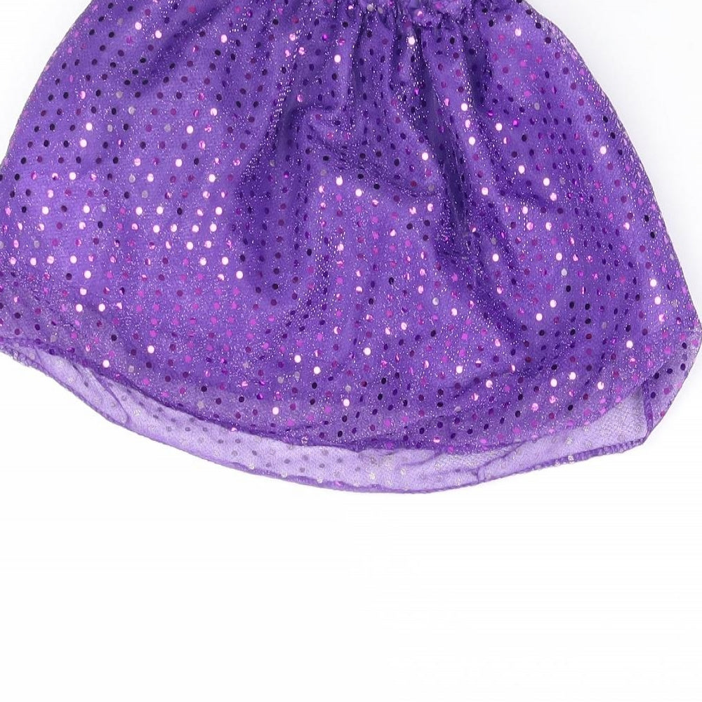 dream dazzlers Girls Purple Mini Skirt Size 3 Years