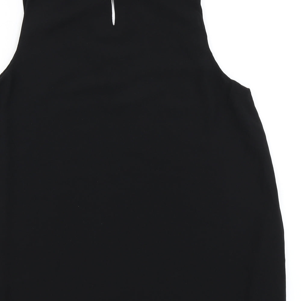 Womens UK Size 8 New Look Black Basic Blouse