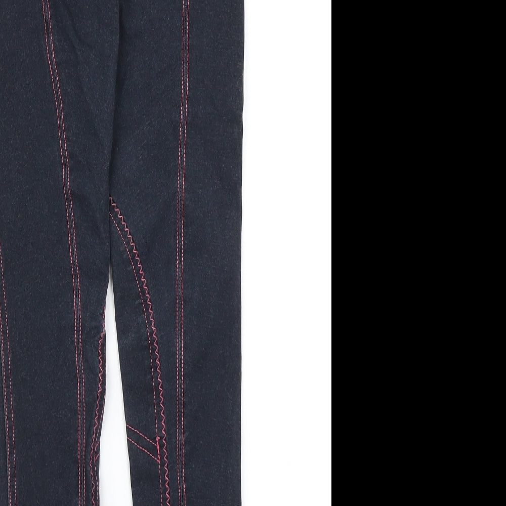 Equine-by-Design Womens Blue Denim Skinny Jeans Size 24 in L24 in