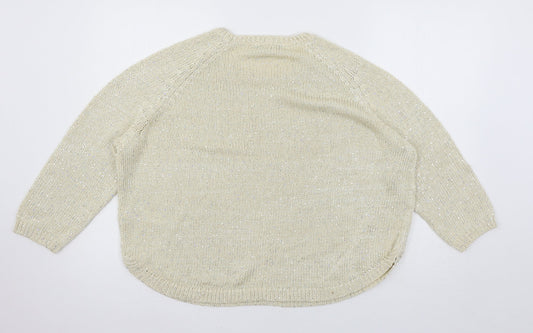 Womens UK Size S Marks and Spencer Ivory Pullover Jumper