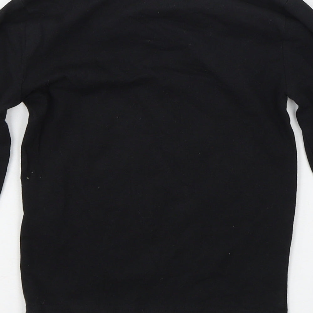 Character.com Boys Black Geometric Jersey Pyjama Top Size 5 Years - Storm Trooper