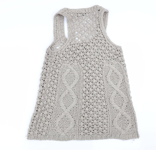 AX Paris Womens Beige Pullover Jumper Size M