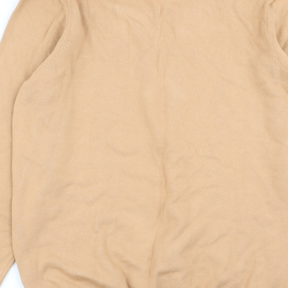 Topman Mens Beige Pullover Jumper Size XS