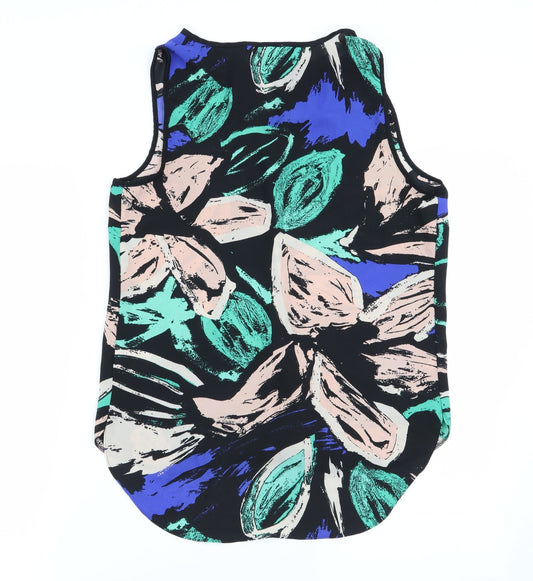 Papaya Womens Multicoloured Geometric Basic Blouse Size 10