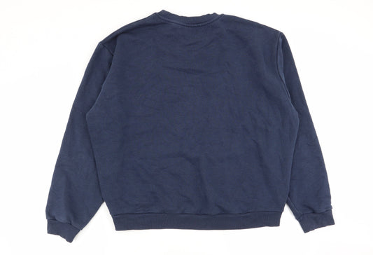 Womens UK Size 12 Topshop Blue Pullover Jumper
