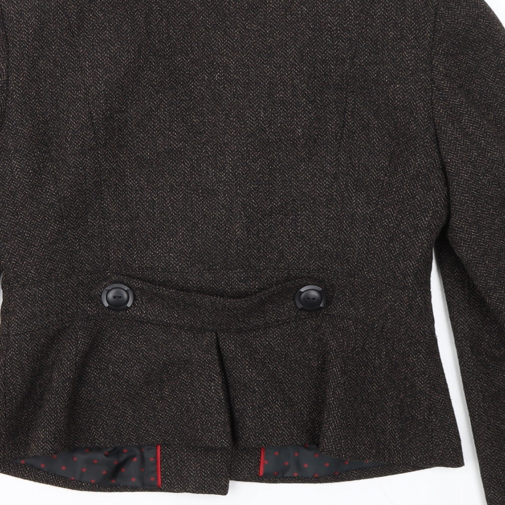 NEXT Womens Brown Jacket Blazer Size 12