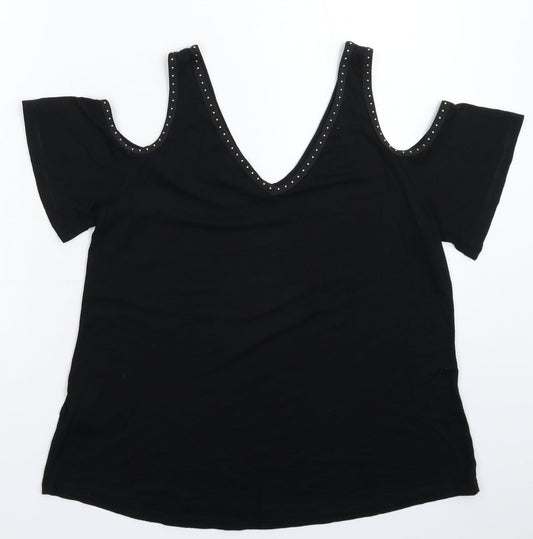 F&F Womens Black Basic Tank Size 10