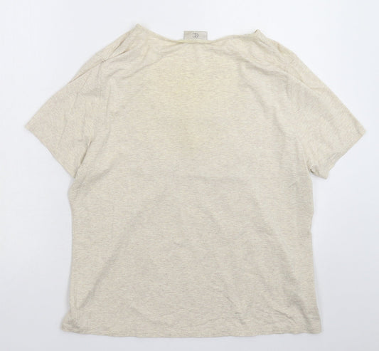 Womens UK Size XL Country Casuals Grey Basic T-Shirt