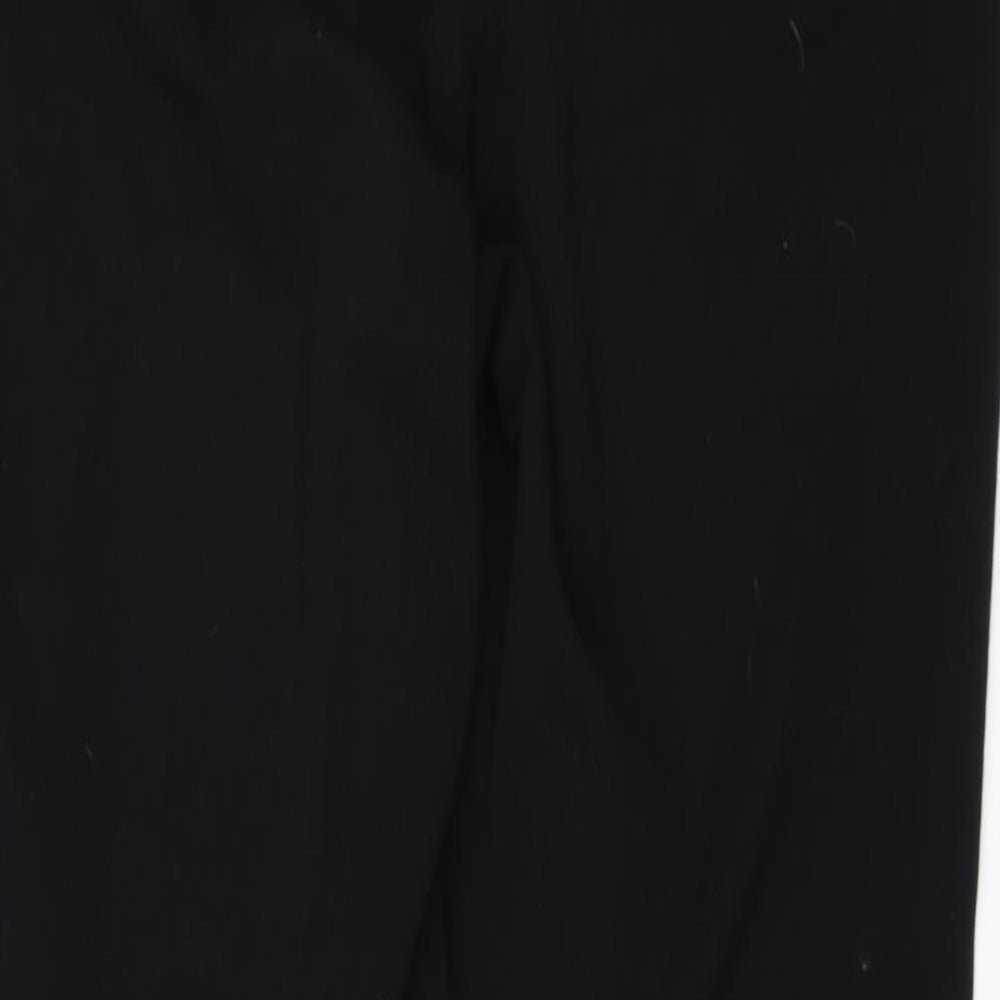 Womens UK Size 14 Marks and Spencer Regular Fit Black Trousers