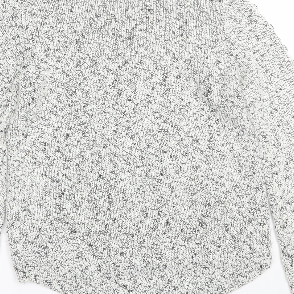 Womens UK Size 8 M&S White Pullover Jumper
