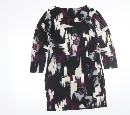 NEXT Womens Multicoloured Geometric T-Shirt Dress Size 10