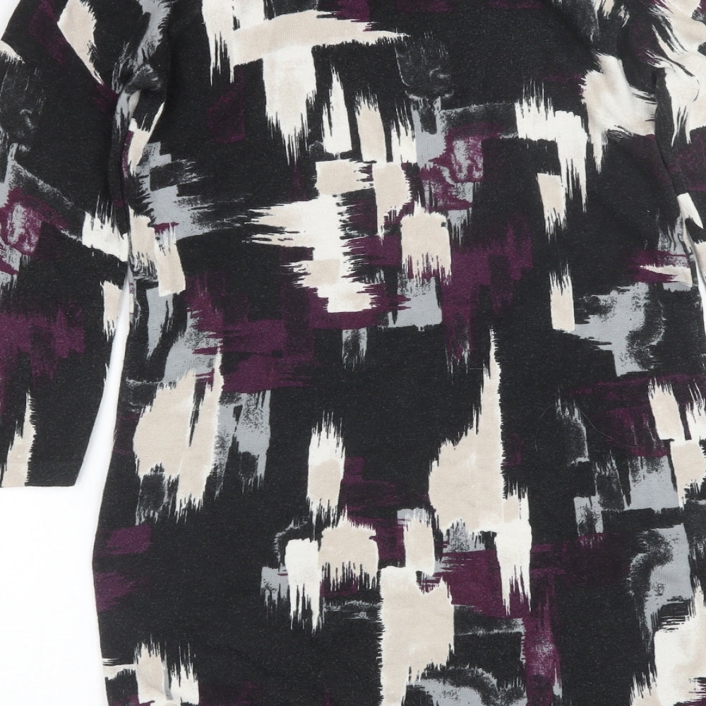 NEXT Womens Multicoloured Geometric T-Shirt Dress Size 10