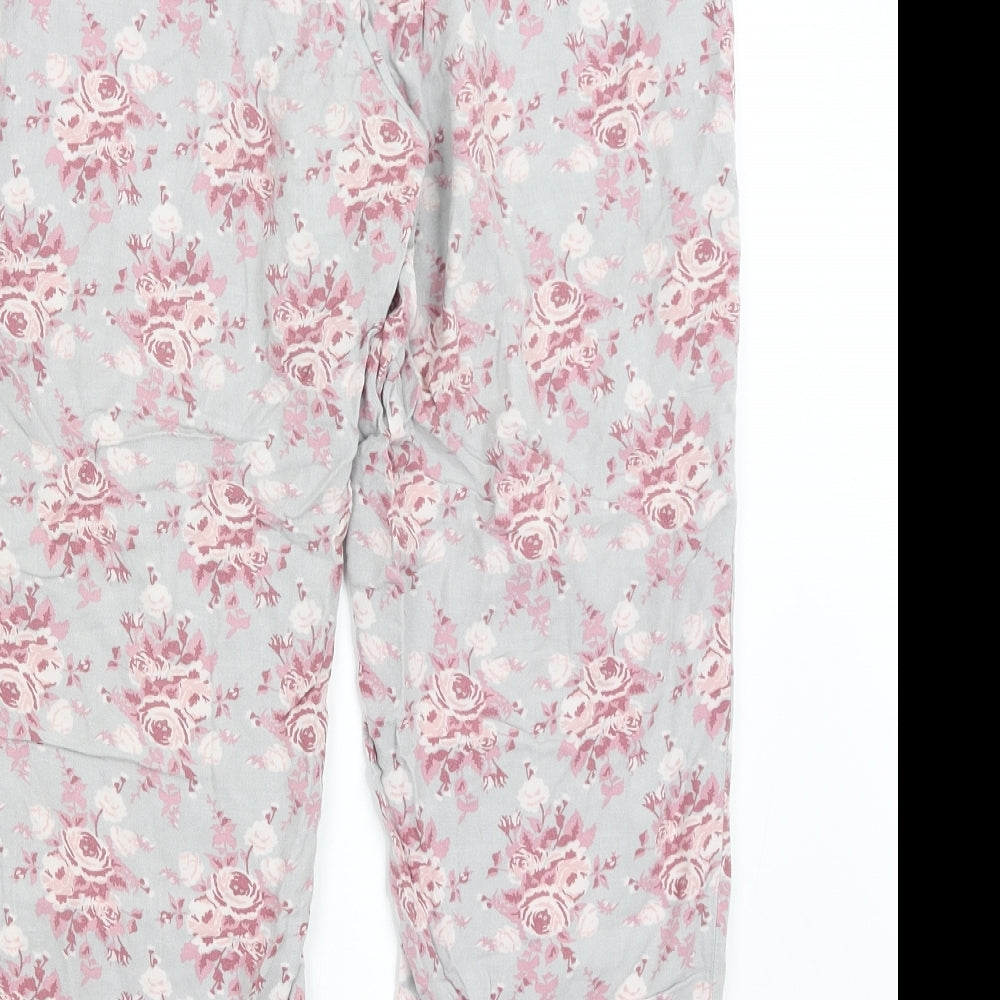 Womens UK Size L H&M Regular Fit Blue Trousers