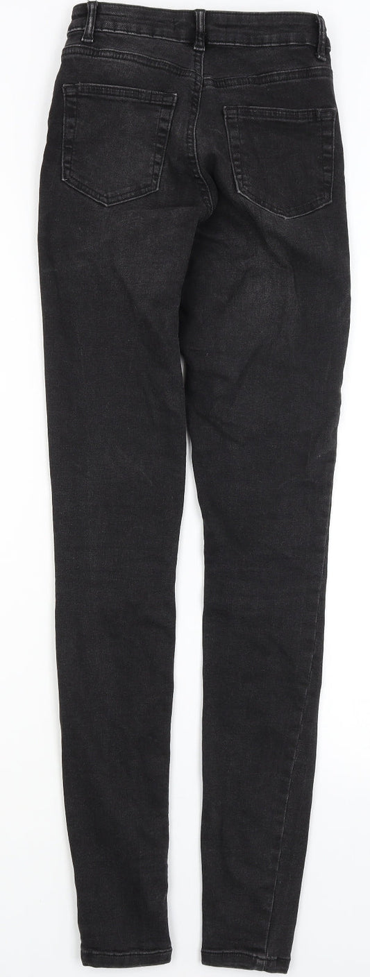 Denim Co Womens Black Skinny Jeans Size 6 L30.5 in