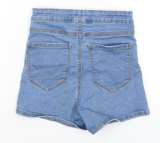 Denim Co Womens Blue Mom Shorts Size 6